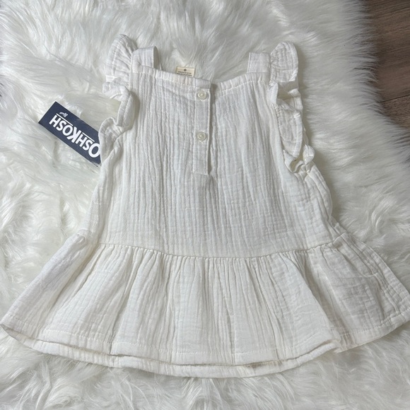OshKosh B'gosh Cream Ruffle Dress - Picture 6 of 6